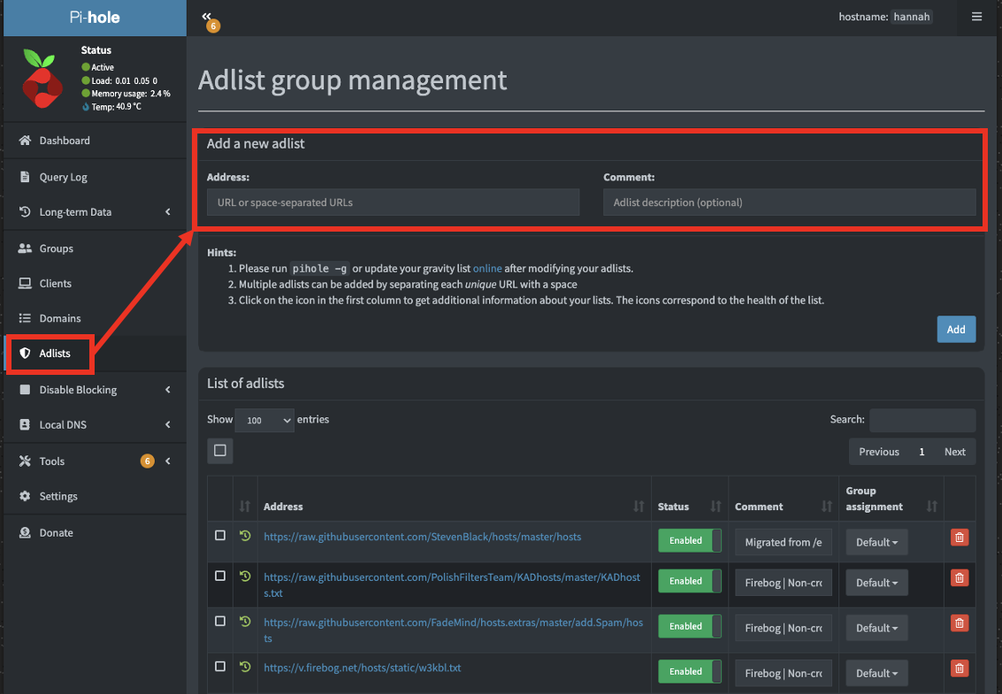 Raspberry PiでのPi-Hole設定ガイド | K&K International :) 3